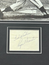 Yankees Roger Maris Signed and Framed Photo