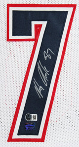 Rob Gronkowski Authentic Signed White Pro Style Framed Jersey BAS Witnessed