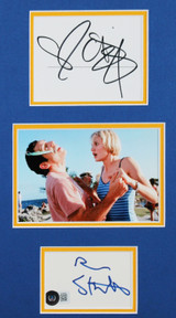 There's Something About Mary (5) Stiller, Diaz, Dillon Signed Framed Display BAS