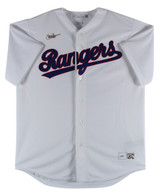 Rangers Nolan Ryan Authentic Signed White Nike Jersey Autographed BAS Version 1