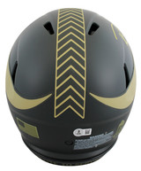 Vikings Randy Moss Signed STS IV Full Size Speed Proline Helmet BAS Witnessed