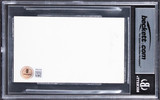 Lorraine Gary Jaws Authentic Signed 3x5 Index Card Autographed BAS Slabbed 1