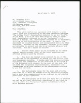 Robert Redford Authentic Signed 8.5x11 2 page 1977 Royalty Contract PSA #Z92221