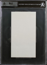 Gisele Bundchen Authentic Signed 4.5x8.5 Cut Signature BAS Slabbed