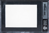 Hubert De Givenchy Authentic Signed 4.15x5.75 Signature Card Auto 10 BAS Slabbed