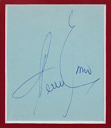 Perry Como Authentic Signed & Framed 2.5x3 Album Page Cut Signature BAS #BN29245