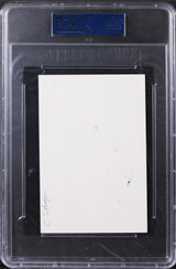 Christy Turlington Super Model Authentic Signed 4x6 Index Card PSA/DNA Slabbed