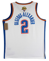 Shai Gilgeous-Alexander Signed White Nike Association Finals Edition Jersey BAS