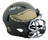 Eagles Michael Vick Signed Salute to Service IV Speed Mini Helmet W/ Case BAS W
