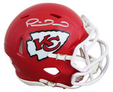 Chiefs Patrick Mahomes Authentic Signed Speed Mini Helmet w/ Case JSA