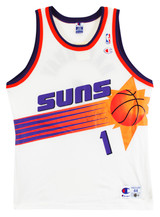 Suns Anfernee Hardaway Signed White Champion Authentic Jersey BAS #BU55008