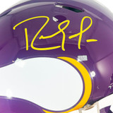 Randy Moss Signed Minnesota Vikings Throwback 83-01 Authentic Speed Full-Size Football Helmet (Beckett)