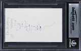 Ray Bradbury Fahrenheit 451 Signed 3x5 Index Card Auto Graded 10! BAS Slabbed