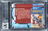 (4) Baker, Daniels +2 Signed 1993 Star Wars Galaxy #199 Card Auto 10! BAS Slab