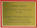Jimmy Carter Framed Photo Display