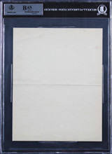 Herbert Hoover Signed 7x8.75 1931 Letter On White House Letterhead BAS Slabbed 2