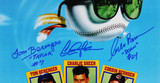 Major League (3) Sheen, Berenger & Bernsen Signed 12x18 Movie Poster Photo BAS W