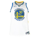 Steph Curry Signed Authentic Golden State Warriors White Nike Dri-Fit - XL Basketball Jersey (Beckett)