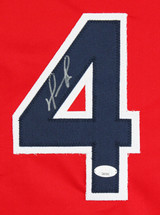 David Ortiz Authentic Signed Red Pro Style Jersey Autographed JSA