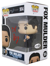 David Duchovny The X-Files Signed Fox Mulder #1614 Funko Pop Figure JSA #CI32782