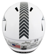 Cowboys Emmitt Smith Signed STS III Full Size Speed Rep Helmet W/ Blue Sig BAS W