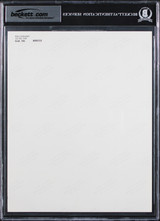 Charlton Heston The Ten Commandments Signed 8x10 Photo Auto 10! BAS Slabbed