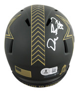 Cowboys Dez Bryant Signed Salute to Service IV Speed Mini Helmet BAS Witnessed