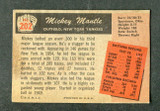 1955 Bowman #202 Mickey Mantle Yankees Baseball Card Version 1