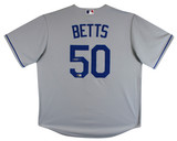 Dodgers Mookie Betts Authentic Signed Gray Nike Jersey Autographed BAS