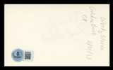 Woody Strode Spartacus Authentic Signed 3x5 Index Card BAS #BV59059