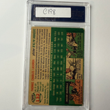 Tommy Lasorda Signed 1954 Topps Rookie #132 HOF 97 PSA  Auto Authentic