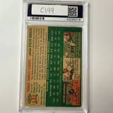 Tommy Lasorda Signed 1954 Topps Rookie #132 HOF 97 PSA  Auto Authentic Version 1