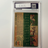 Tommy Lasorda Signed 1954 Topps Rookie #132 HOF 97 PSA 10 Auto Version 8