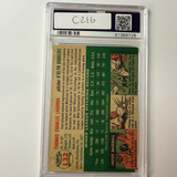 Tommy Lasorda Signed 1954 Topps Rookie #132 PSA 10 Auto