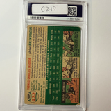 Tommy Lasorda Signed 1954 Topps Rookie #132 PSA 10 Auto Version 2