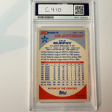 Dale Murphy Sgiend 1987 Topps Kmart #29 2 Inscriptions PSA Auto Authentic