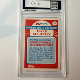 Dale Murphy Signed 1988 Topps Kmart #18 w/2 Inscriptions PSA Auto Authentic