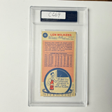 Len Wilkins Signed 1969 Topps #44 w/HOF 89,98,10 PSA Auto Authentic Version 1
