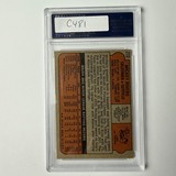 Mickey Rivers Signed Rookie 1972 Topps #272 Inscribed PSA Auto Authentic