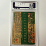 Tommy Lasorda Signed 1954 Topps Rookie #132 HOF 97 PSA  Auto Authentic Version 6
