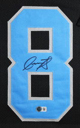 Isaac TeSlaa Authentic Signed Black Pro Style Framed Jersey BAS Witnessed