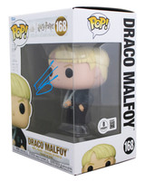 Tom Felton Harry Potter Signed Draco Malfoy #168 Funko Pop Figure BAS #BU89362