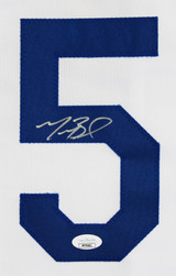 Mookie Betts Authentic Signed White Pro Style Framed Jersey Autographed JSA 2