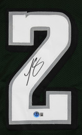 LeSean McCoy Authentic Signed Green Pro Style Framed Jersey BAS Witnessed