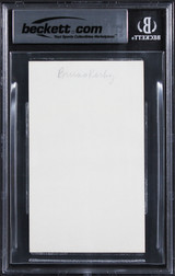 Bruno Kirby City Slickers Authentic Signed 3x5 Index Card BAS Slabbed 2