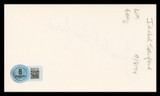 Isabel Sanford The Jeffersons Authentic Signed 3x5 Index Card BAS #BV02119