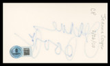 Jeanne Cooper The Young and the Restless Signed 3x5 Index Card BAS #BV02120