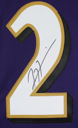 Ravens Ray Lewis Authentic Signed Purple Mitchell & Ness Jersey BAS Witnessed