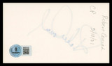 Robert Conrad The Wild Wild West Authentic Signed 3x5 Index Card BAS #BV00118