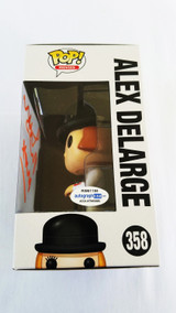 Malcolm McDowell Autographed Clockwork Orange Funko Pop! #358 Alex ACOA Witness ITP